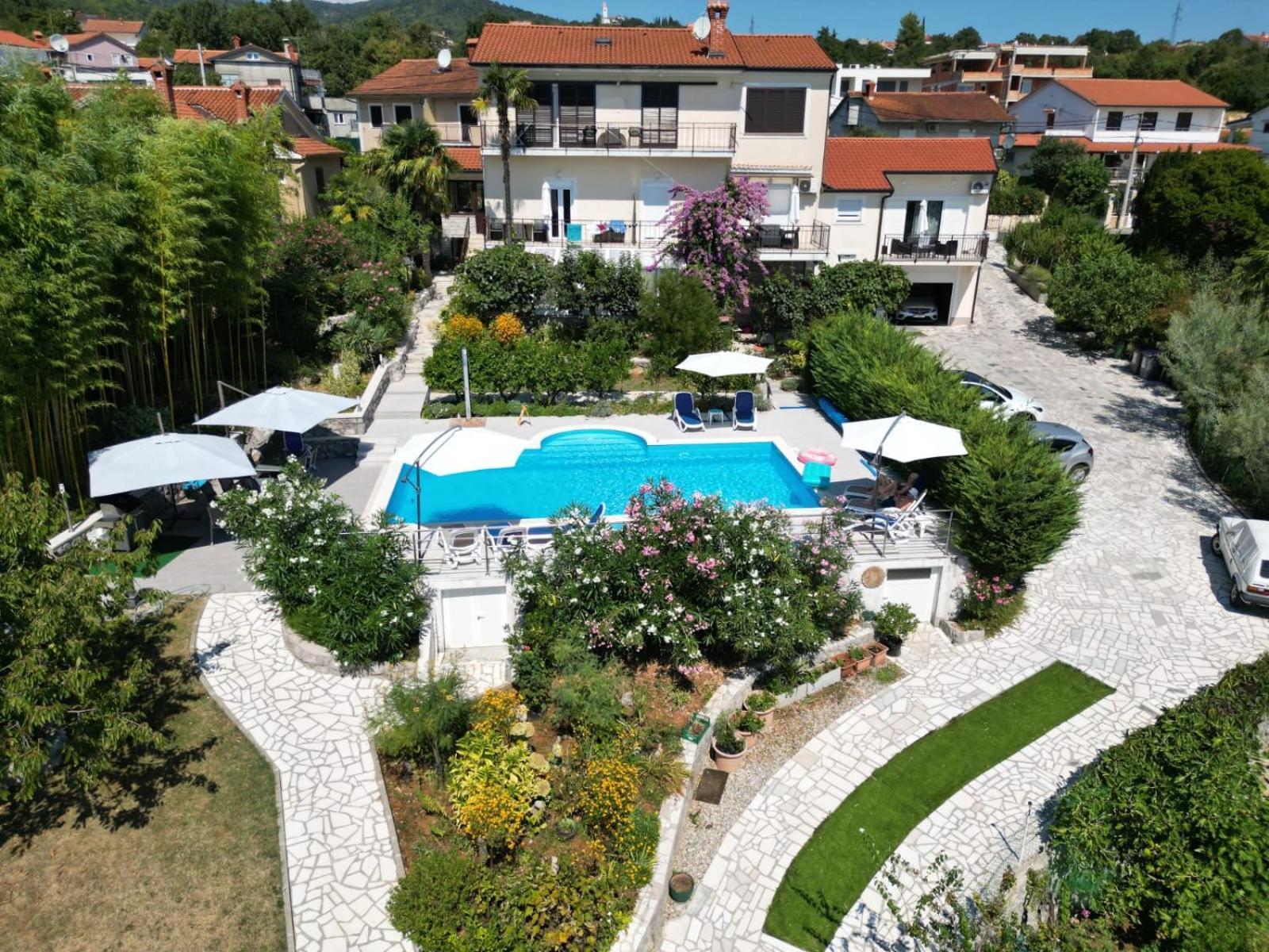 Apartments Garden Residence Abbazia Esterno foto
