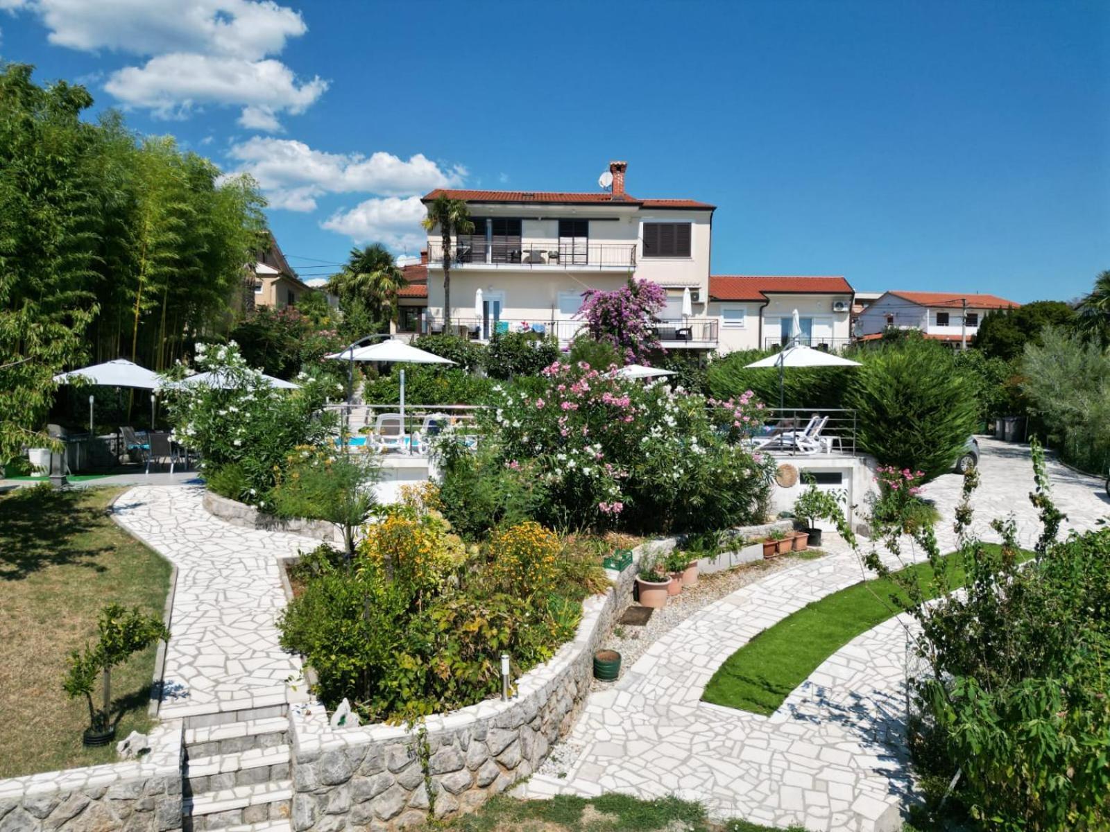 Apartments Garden Residence Abbazia Esterno foto